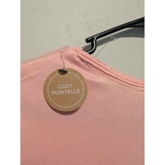 Rae Dunn Cozy Pointelle Womens Lounge Pajama Set "Take It Easy" Medium - Picture 4 of 8